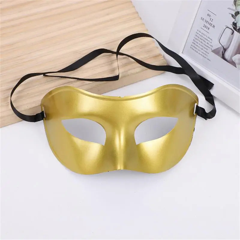 Masquerade Mask for Men and Women – Retro Pattern Solid Colour for Mardi Gras, Costume Parties, Weddings, and More