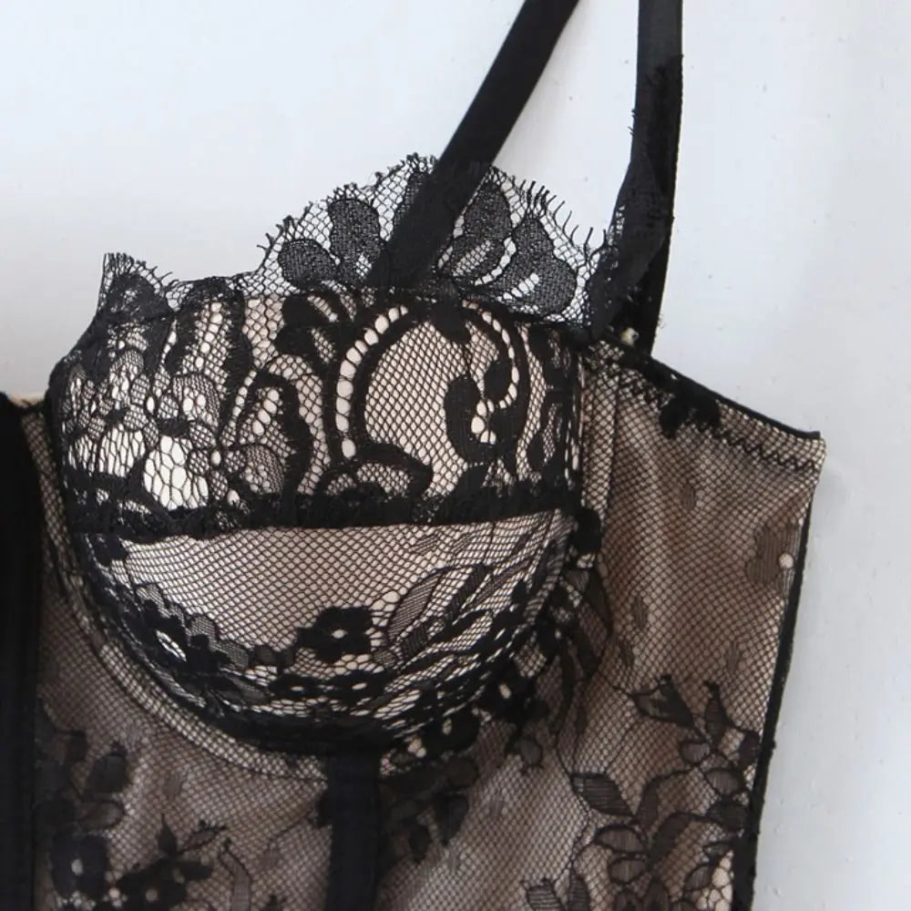 Spicy Girl Hollow Lace Camisole