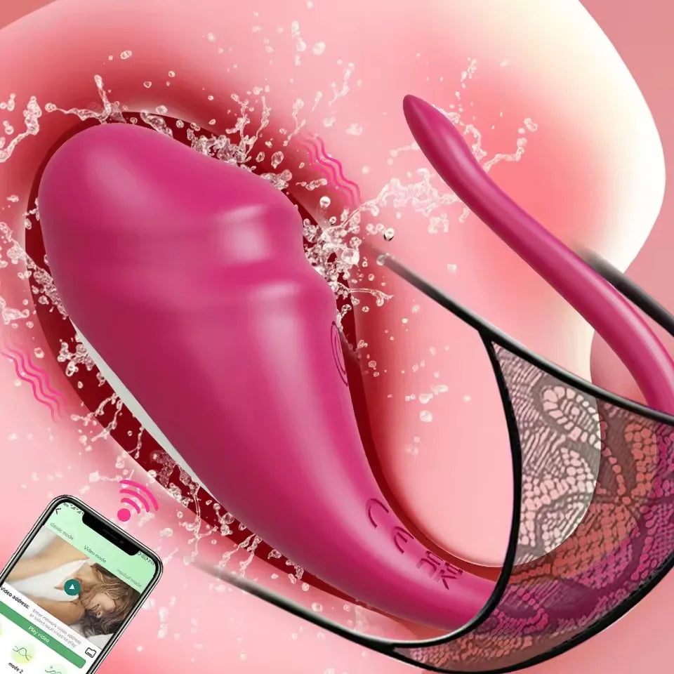 WhisperWear™ Outdoor Wearable Vibrator – Clitoral Stimulator & Vagina Dildo Massager
