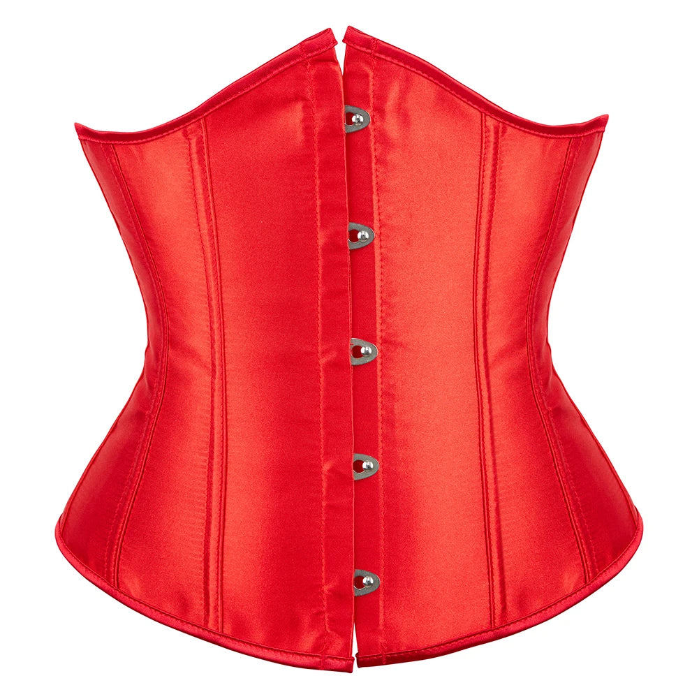 Sultry Underbust Corset Waist Trainer – Cupless Body Shaper Cincher for a Seductively Slim Silhouette