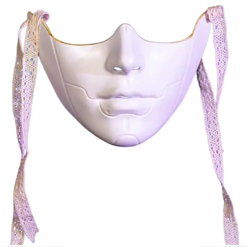 Mechanical Beauty Masquerade Mask – Aesthetic Half-Face Mask for Halloween, Cosplay & Parties