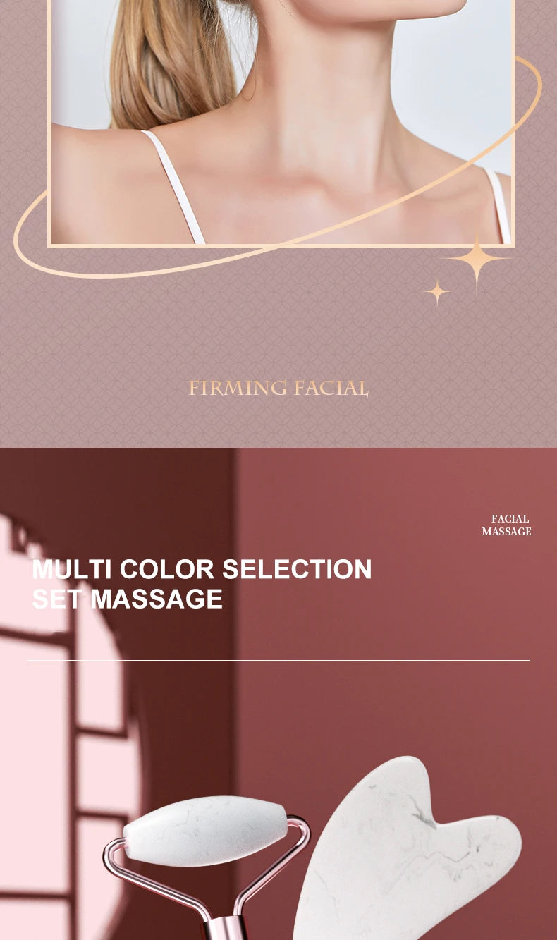 Resin Facial Massage & Gua Sha Set