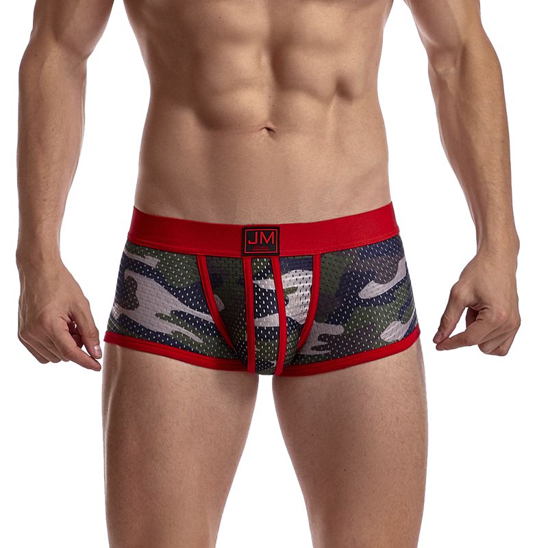 Men’s Breathable Boxer Briefs – 6PCS Camouflage Underwear