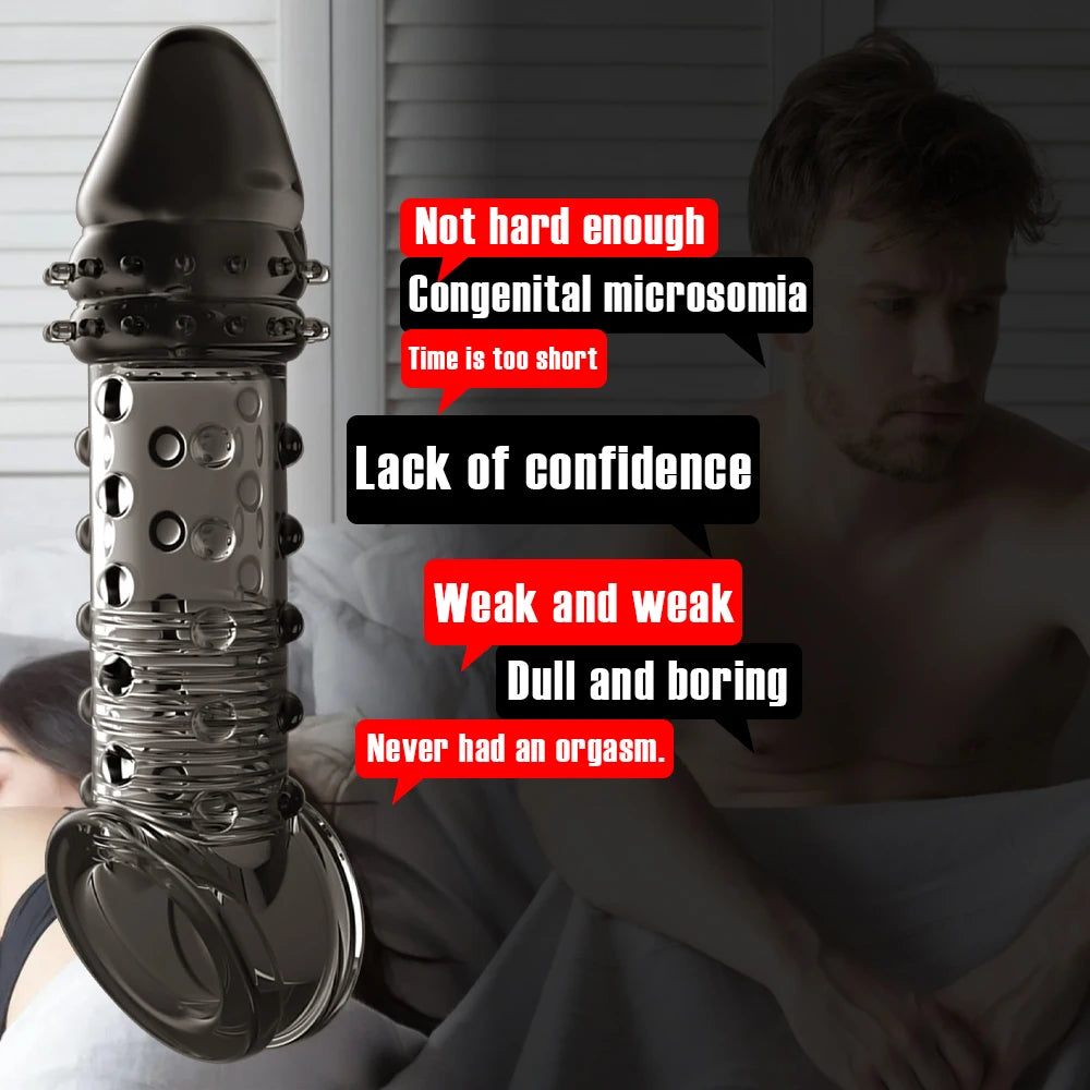 Ultimate Sensation – Penis Sleeve with Sperm Lock Design