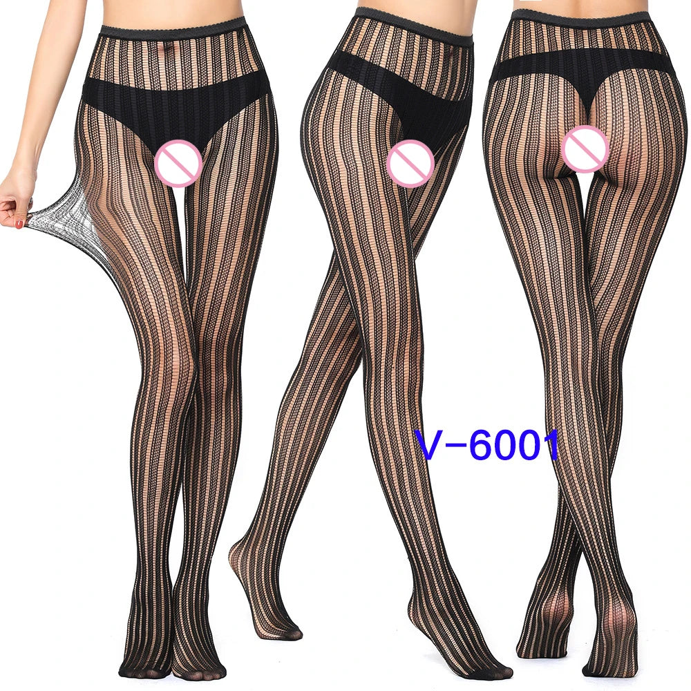 Night Queen – Gothic Fishnet Tights for Bold Women