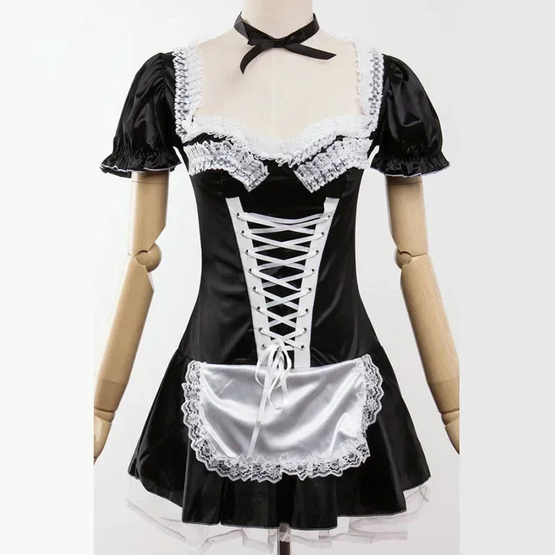 Adorable French Maid Cosplay Outfit – Lolita-Inspired Fancy Dress for Halloween, Parties & Costume Events