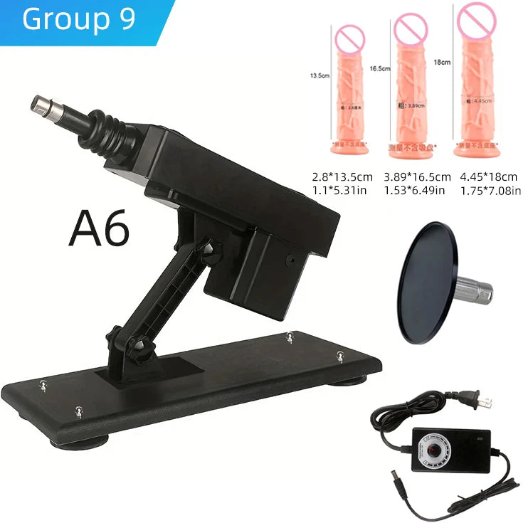 ThrustMaster Love Machine – Powerful Linear Thrusting Device with Realistic Dildo Deep Strokes. Endless Power. Pure Satisfaction.