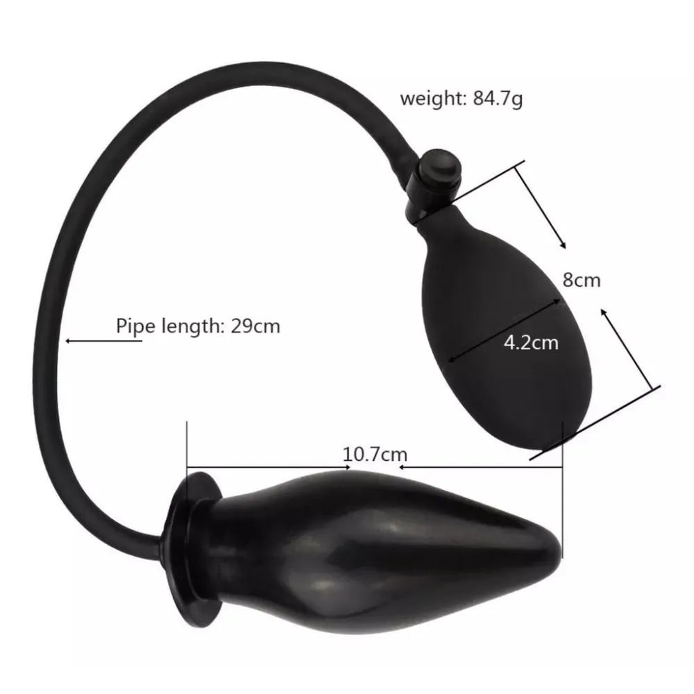 AirMaxx Inflatable Anal Plug – Expanding Unisex Pleasure for Him & Her