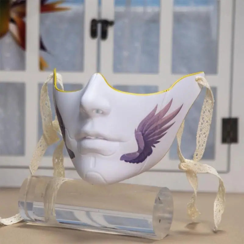 Mechanical Beauty Masquerade Mask – Aesthetic Half-Face Mask for Halloween, Cosplay & Parties
