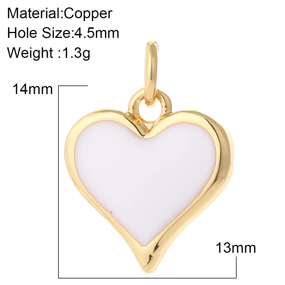 Heart Eye Star Charm Pendant