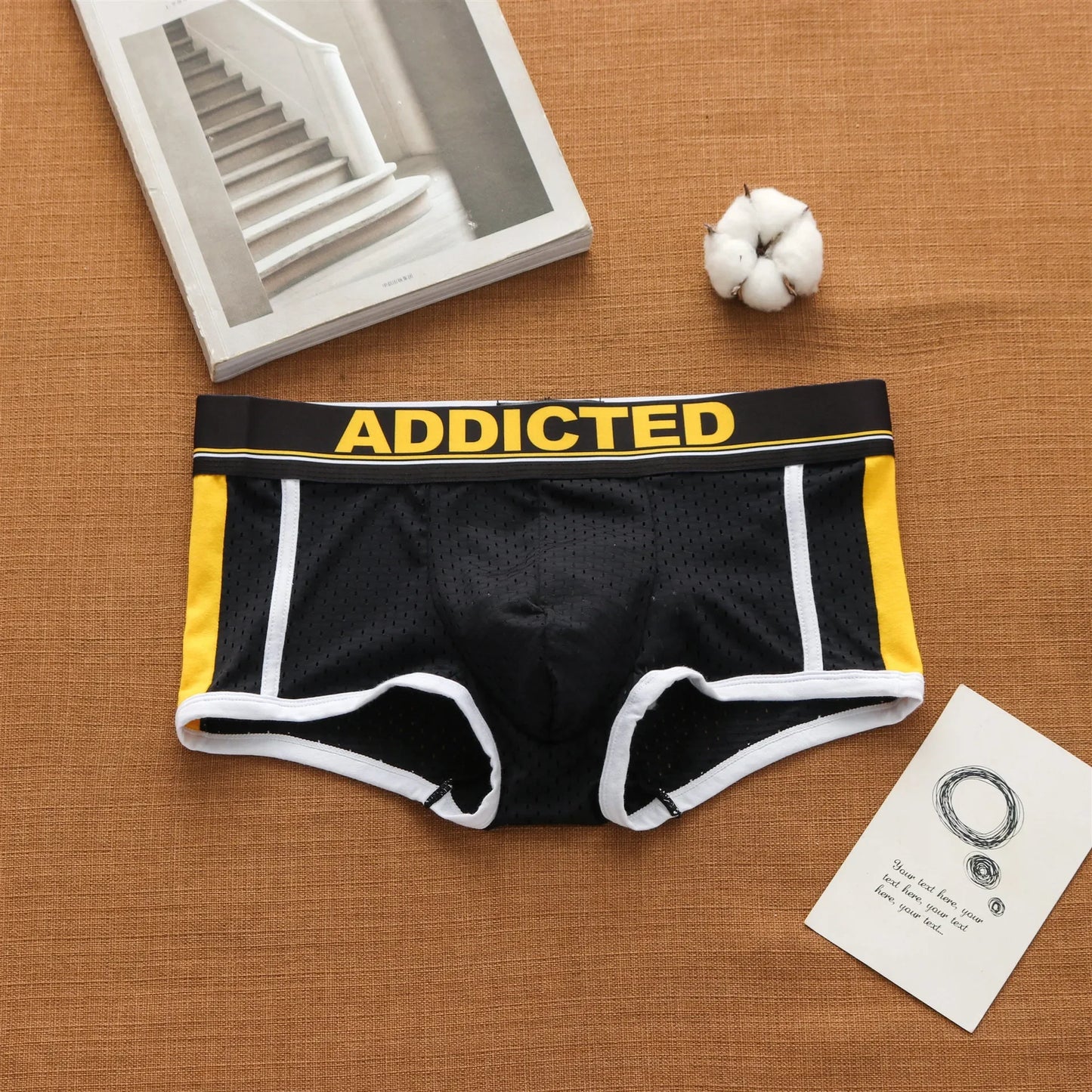 Men’s Low-Waist Ice Mesh Boxers – Breathable, Comfortable, Sexy Fashion Underwear