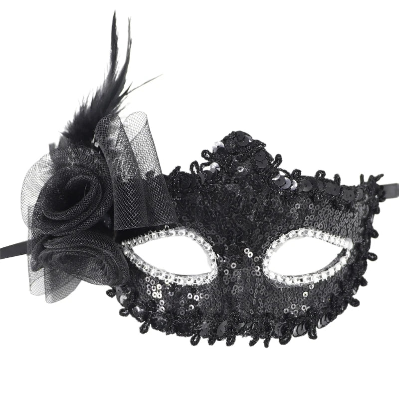 Half Face Mask Mask Halloween Mask Mardi Gras Mask Masquerade Mask Choice
Lace colours Unisex