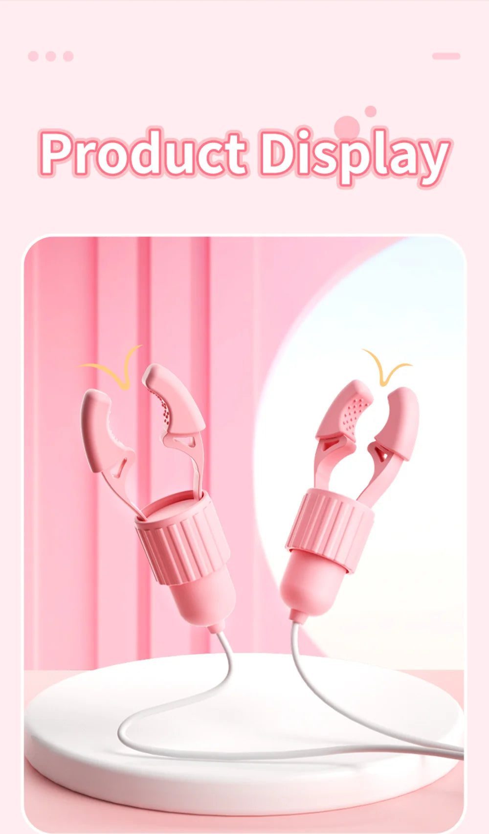 Sucking & Vibrating Nipple Clamp – Tongue Licking Massager for Breast, Clitoris & Labia Stimulation