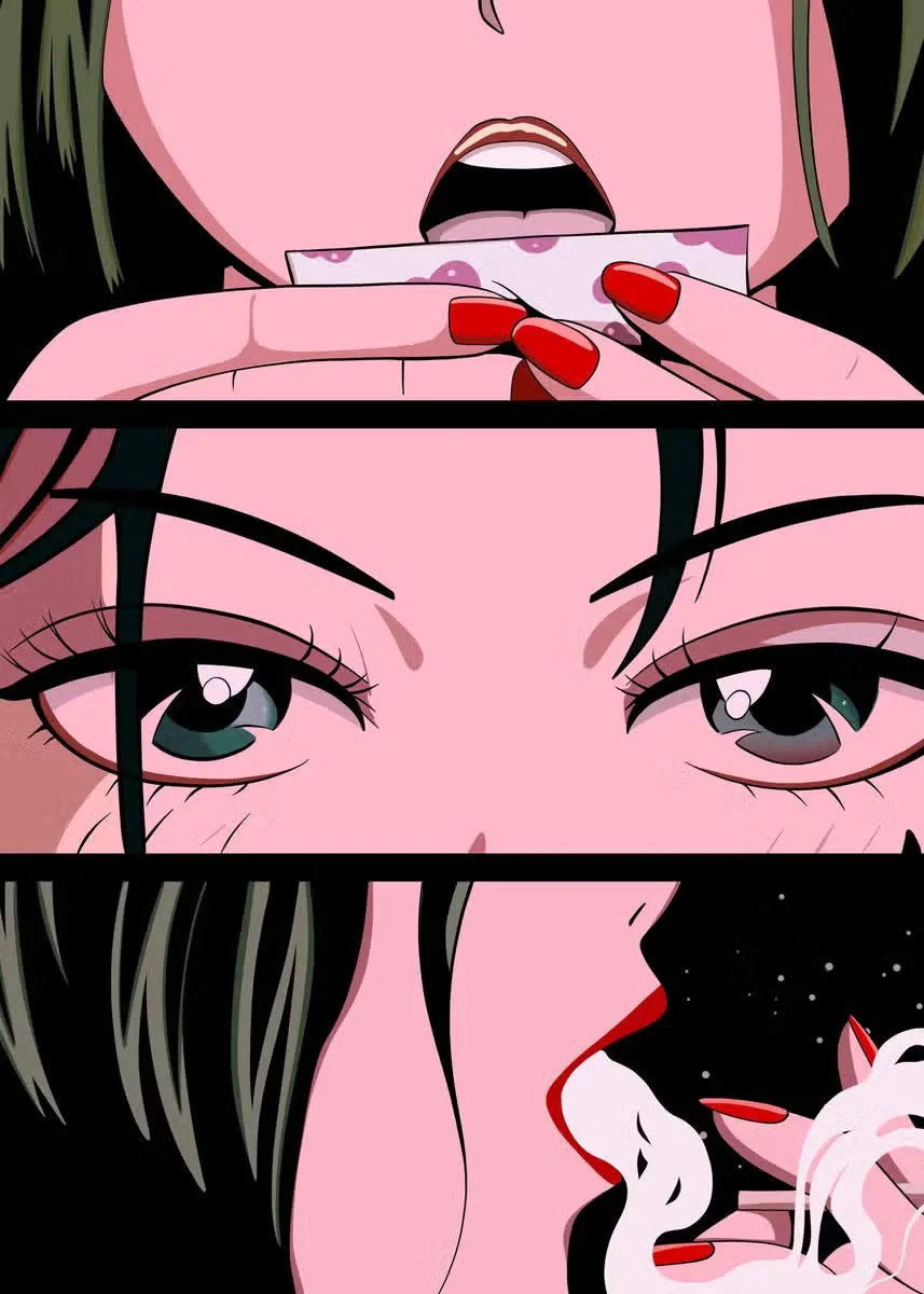 Fiery Femmes – Abstract Pop Art Canvas