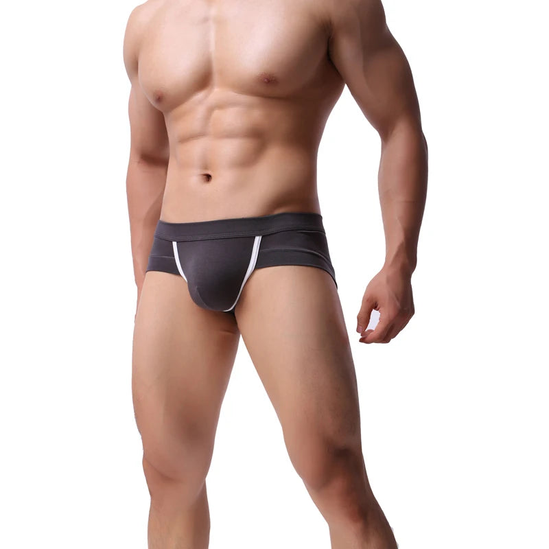 Men’s Low-Waist Briefs – Sexy U-Pouch Seamless Quick-Dry Underwear