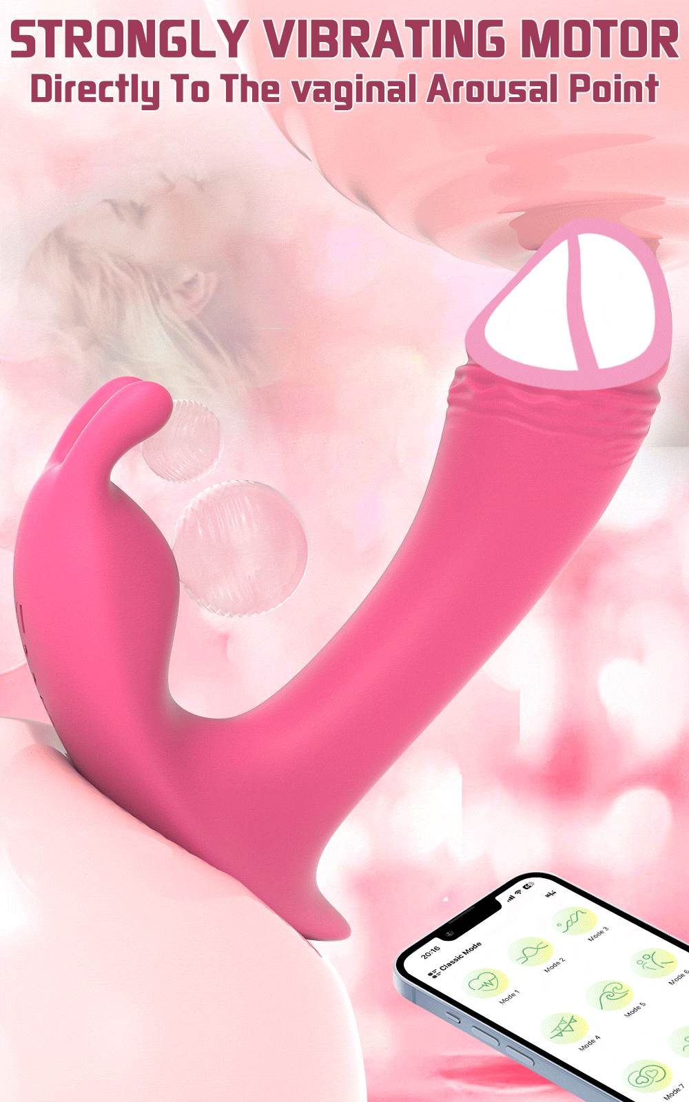 LushVibe – App-Controlled Wearable Vibrator for Clitoral & Vaginal Pleasure