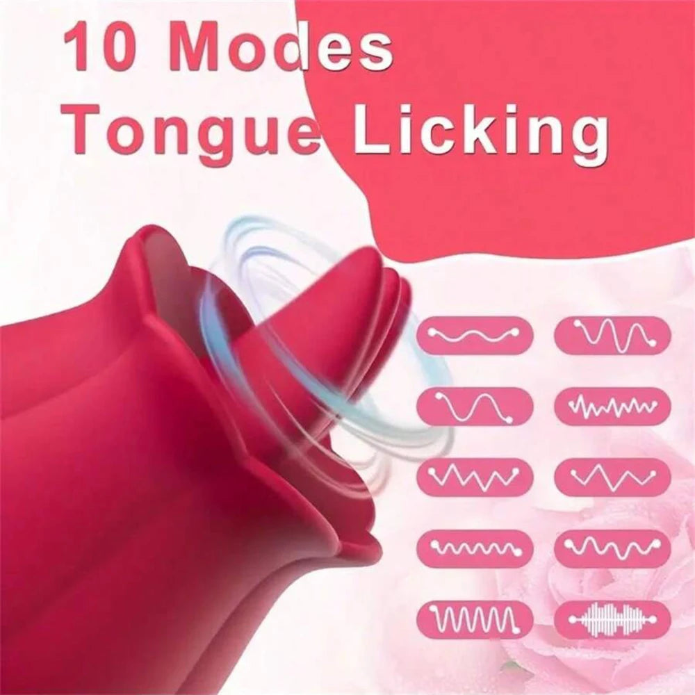 Powerful Swing Tongue Licking Vibrator – Clitoral, Nipple & Oral Simulation Massager for Women