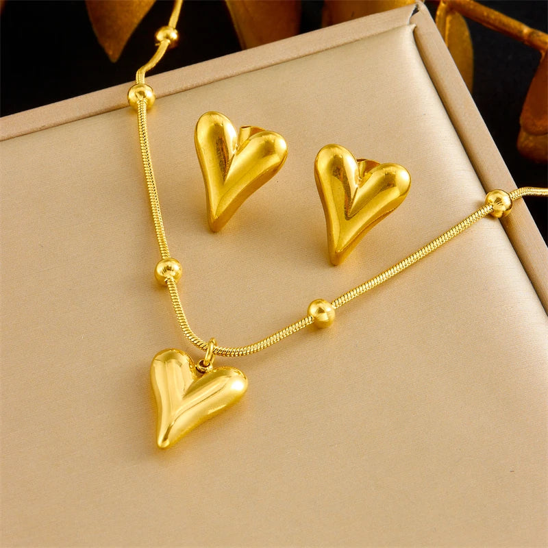 Timeless Love Stainless Steel Jewelry Set