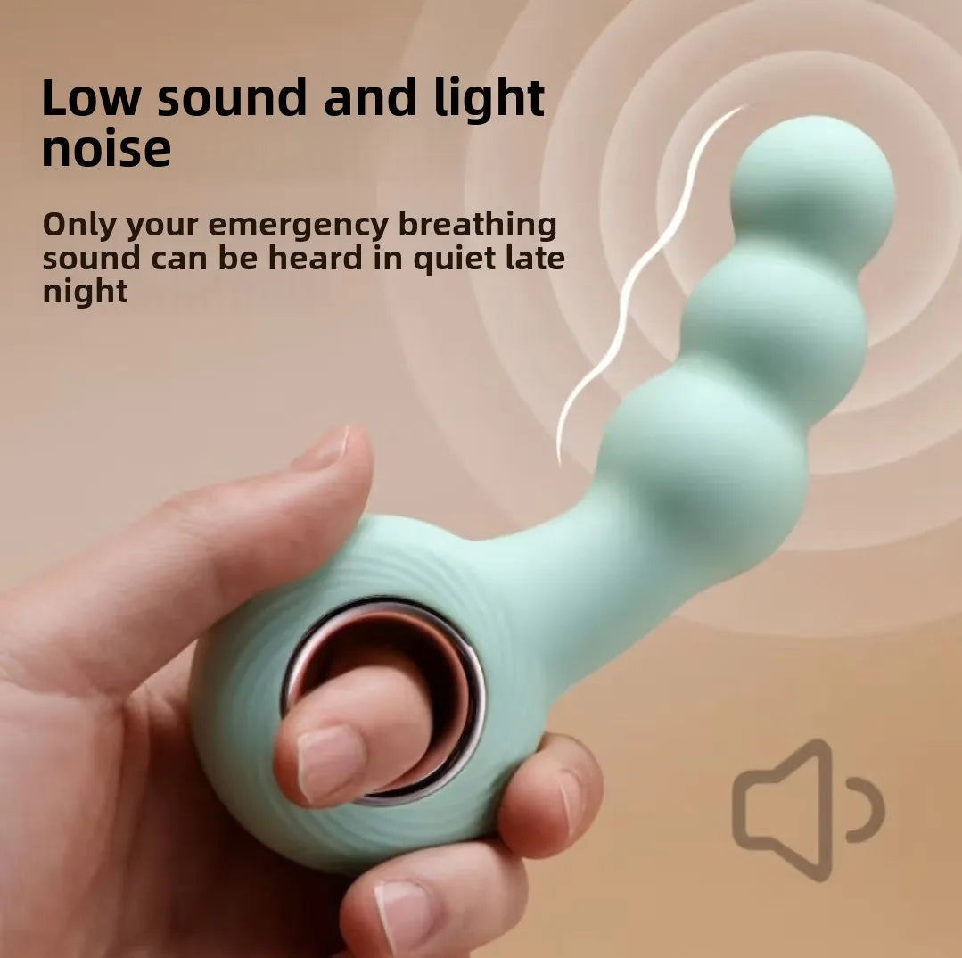 FlexRod – Unisex G-Spot & Prostate Pleasure Wand with Pull Ring & Anal Beads