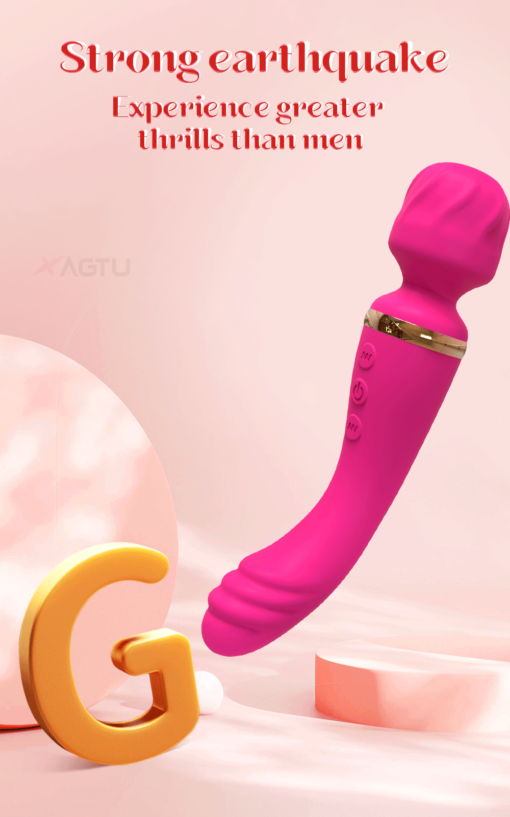 Velvet Pulse Magic Wand – Dual-Action G-Spot & Clitoral Vibrator