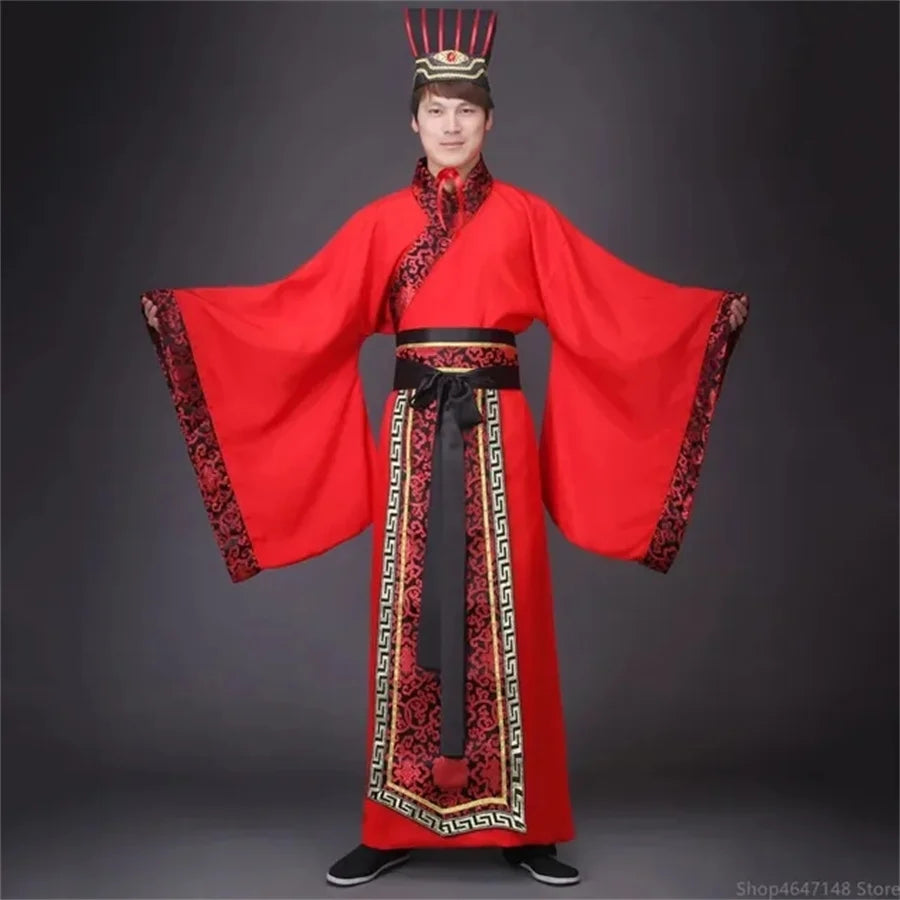 Hanfu Dress Couples – Chinese Traditional Cosplay Costume for Men & Women, Ancient Hanfu Performance Outfit