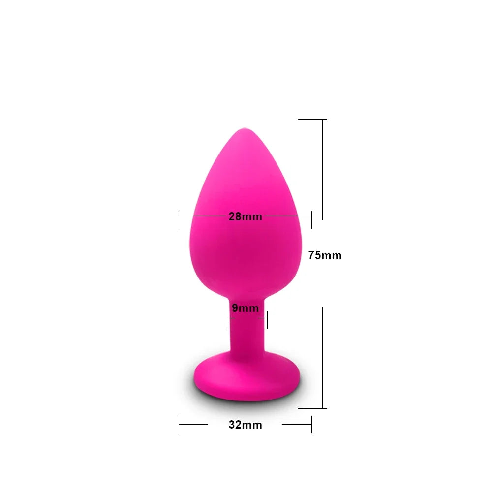 PulsePlug Silicone Anal Vibrator Set – Unisex Bullet-Style Butt Plugs