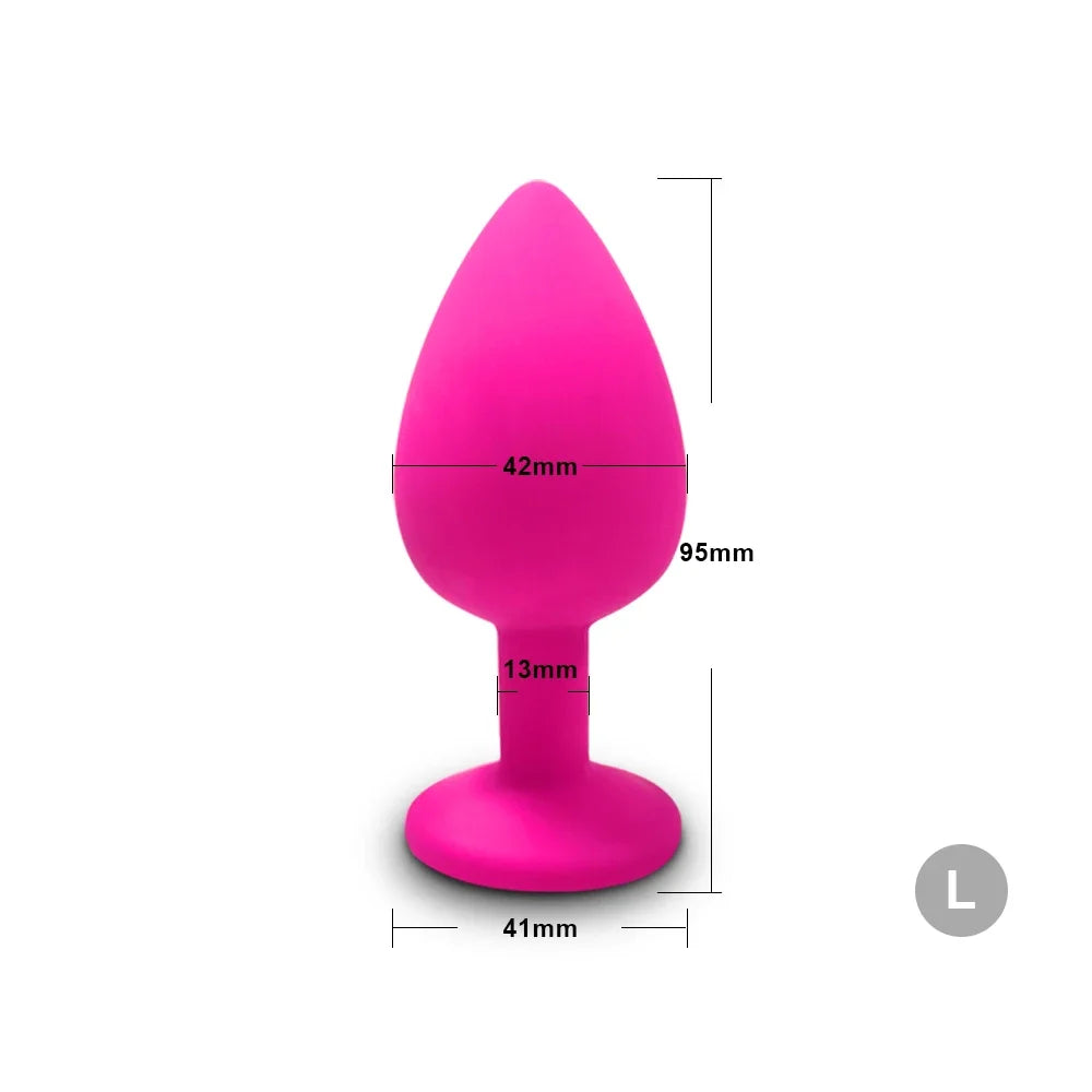 PulsePlug Silicone Anal Vibrator Set – Unisex Bullet-Style Butt Plugs