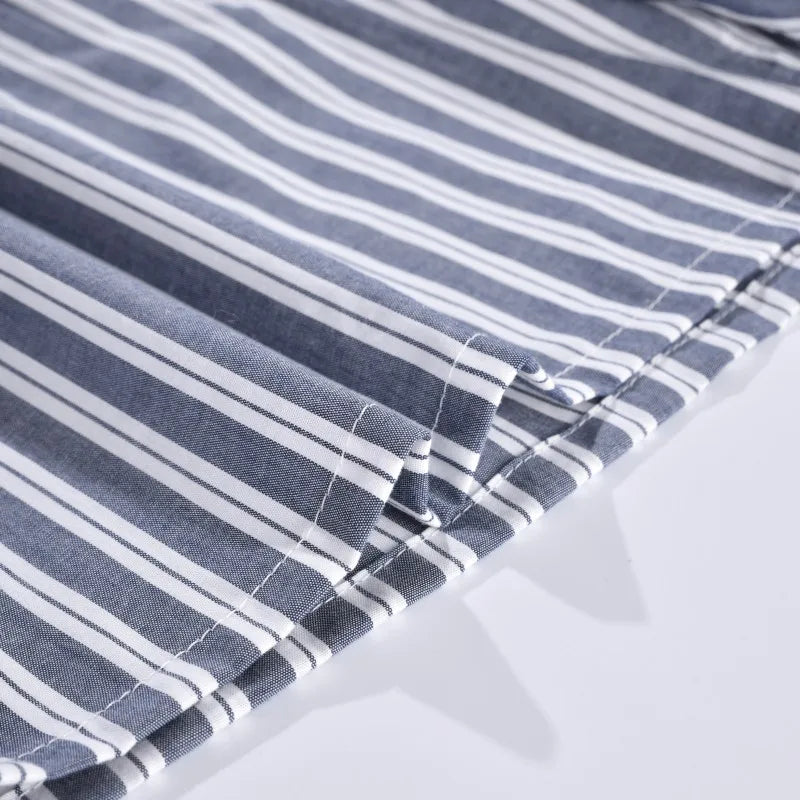 Men’s Classic Cotton Boxer Shorts – Casual, Loose, Striped & Plaid Sleepwear Underwear