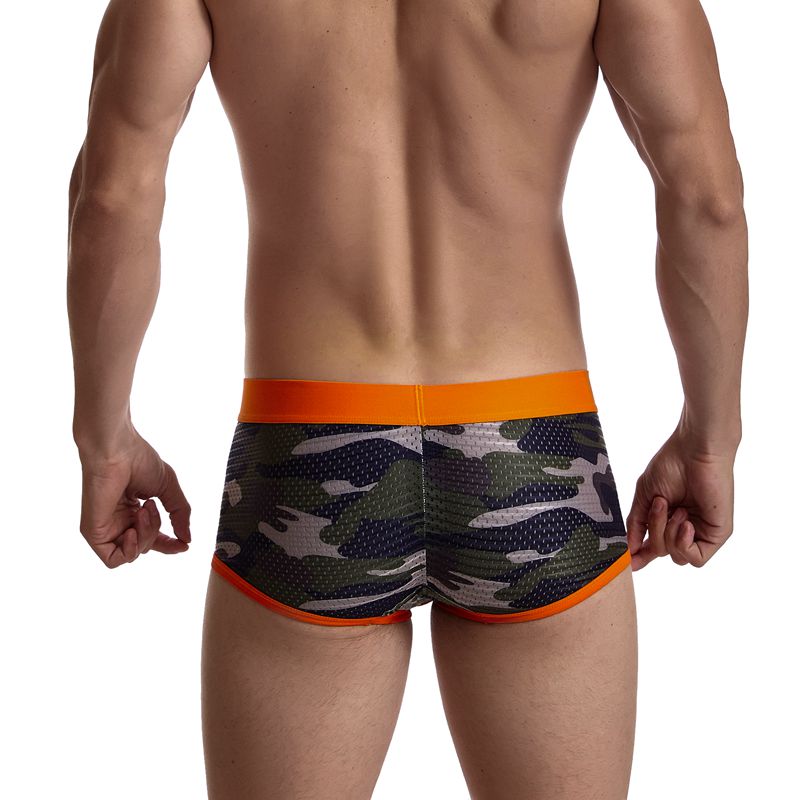 Men’s Breathable Boxer Briefs – 6PCS Camouflage Underwear