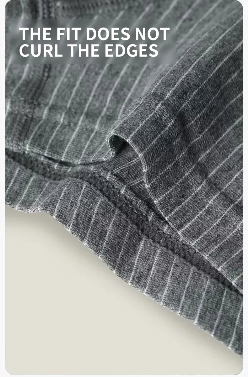 Graphene Cotton Boxers – 4PCS Striped Men’s Underwear