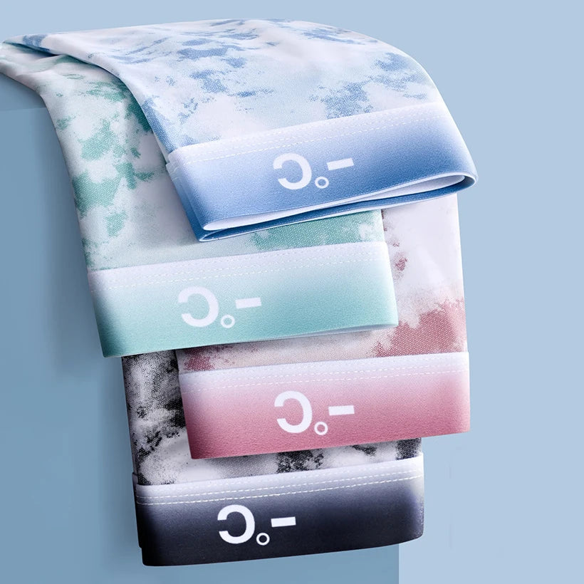 Stay Cool & Sexy – 4PCS Men’s Ice Silk Boxers