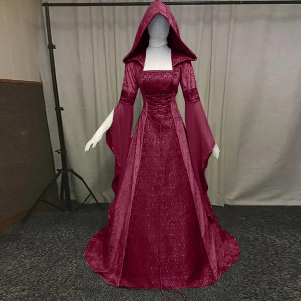 Deluxe Medieval Witch Maxi Dress