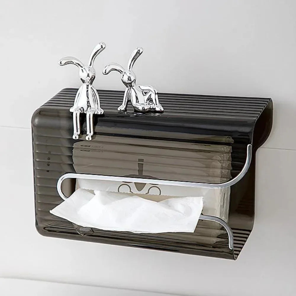 Long-Eared 3D Rabbit Figurine – Creative & Fun DIY Ornament for Home, Car, and Desk Decor