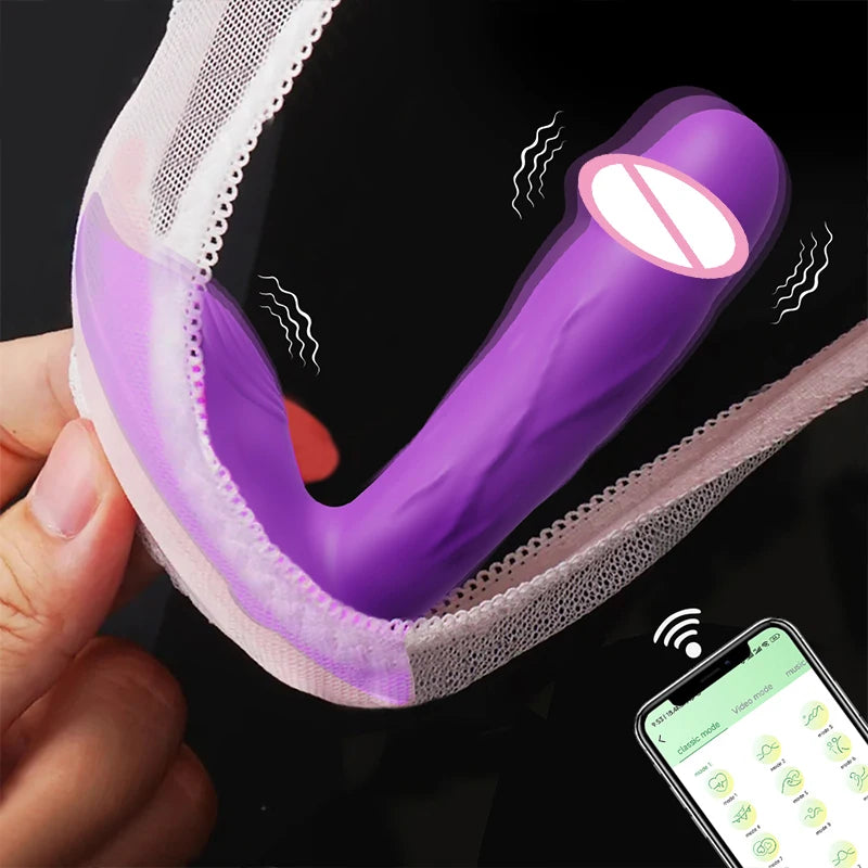 WhisperWear™ Outdoor Wearable Vibrator – Clitoral Stimulator & Vagina Dildo Massager