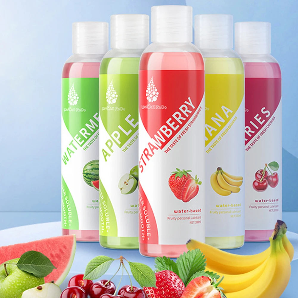 Premium Water-Based Gel with Fruity Flavours
