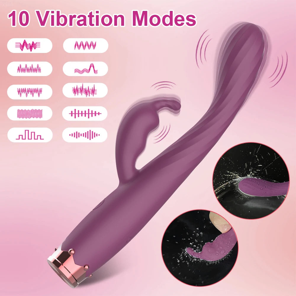 BlissBunny – Beginner G-Spot & Clitoral Rabbit Vibrator for Women
