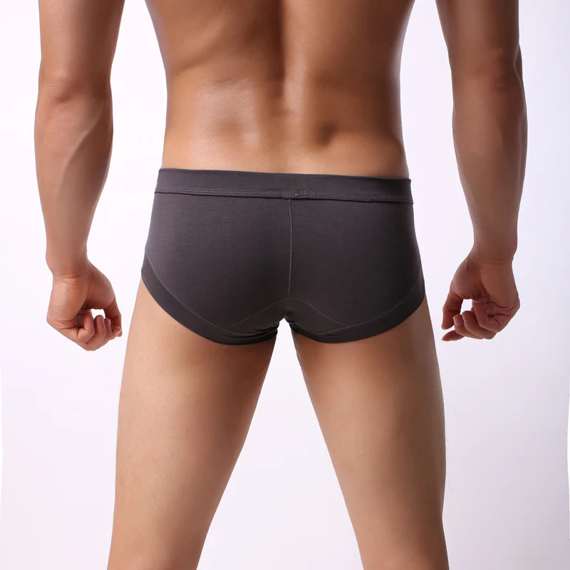 Men’s Low-Waist Briefs – Sexy U-Pouch Seamless Quick-Dry Underwear