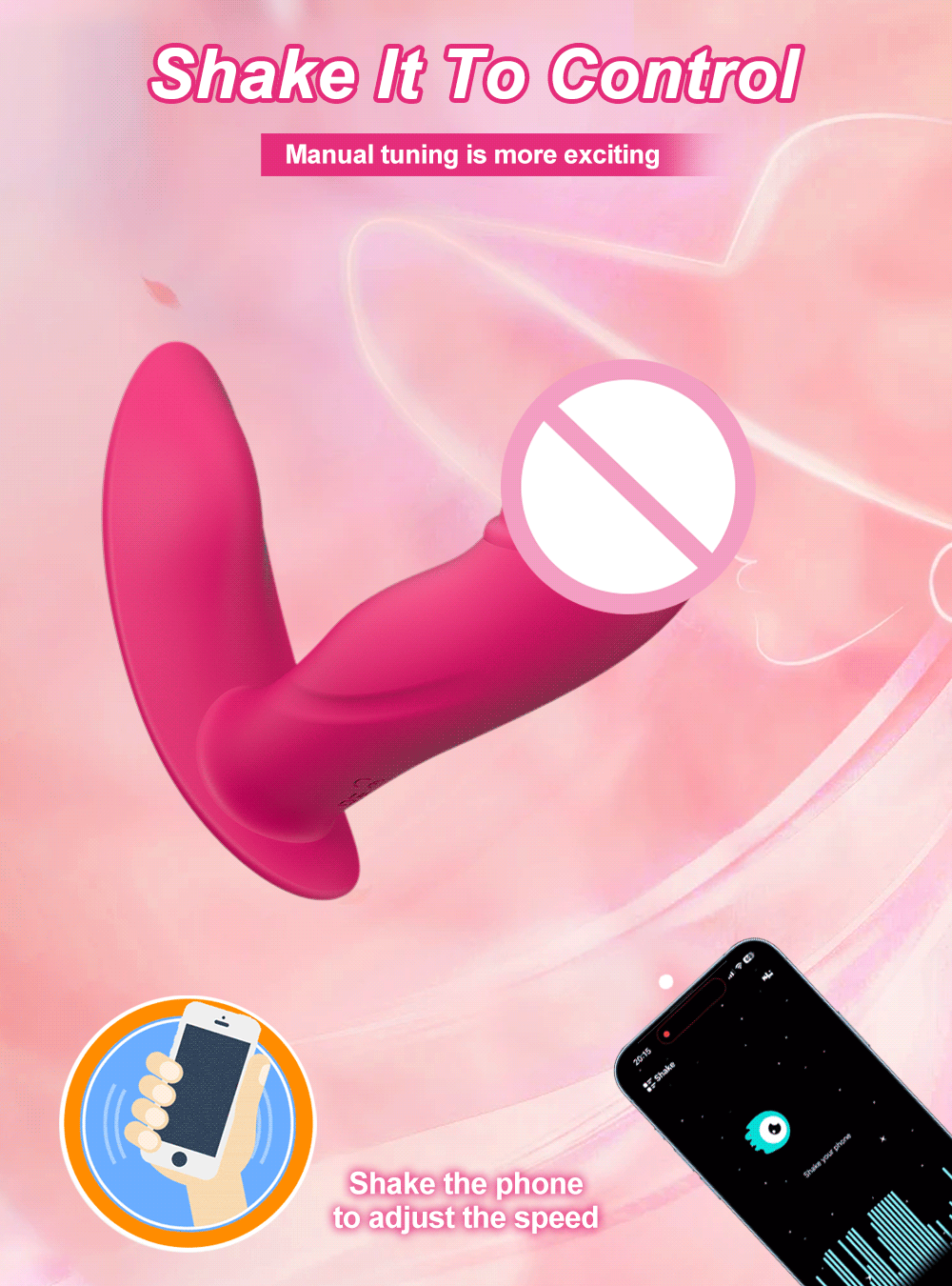 LushVibe – App-Controlled Wearable Vibrator for Clitoral & Vaginal Pleasure