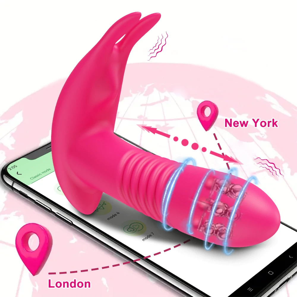 LushVibe – App-Controlled Wearable Vibrator for Clitoral & Vaginal Pleasure