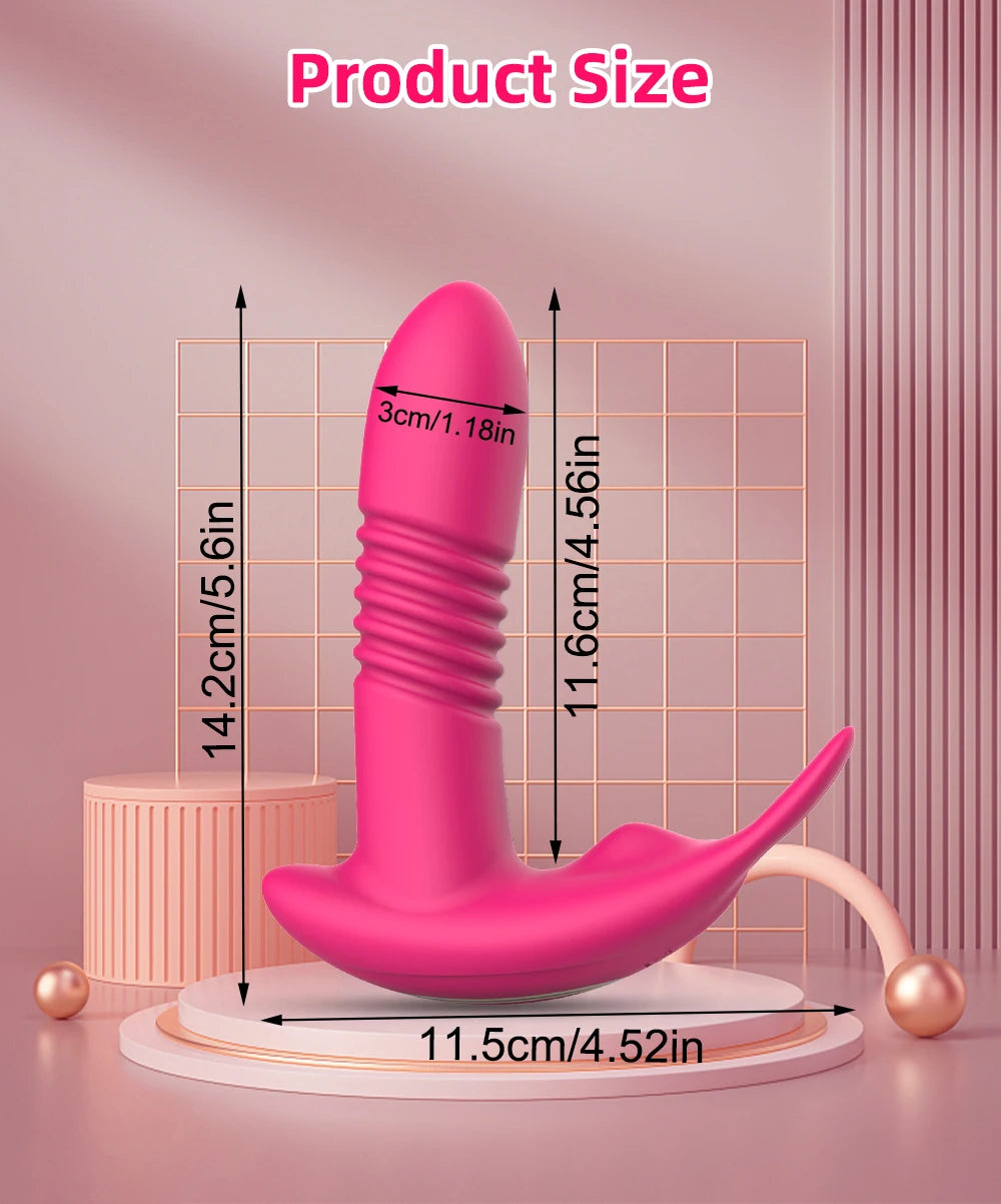 LushVibe – App-Controlled Wearable Vibrator for Clitoral & Vaginal Pleasure