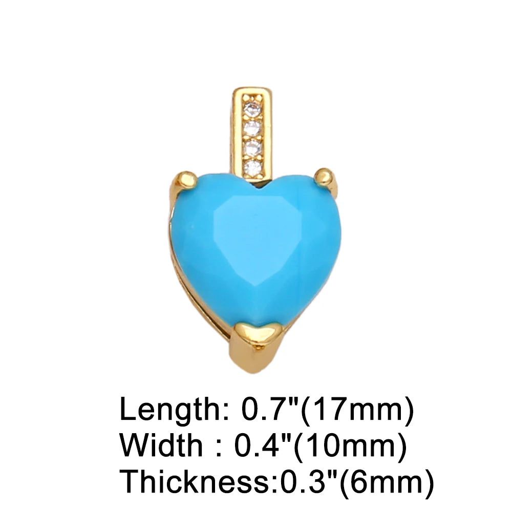 Trendy Crystal Heart Pendant