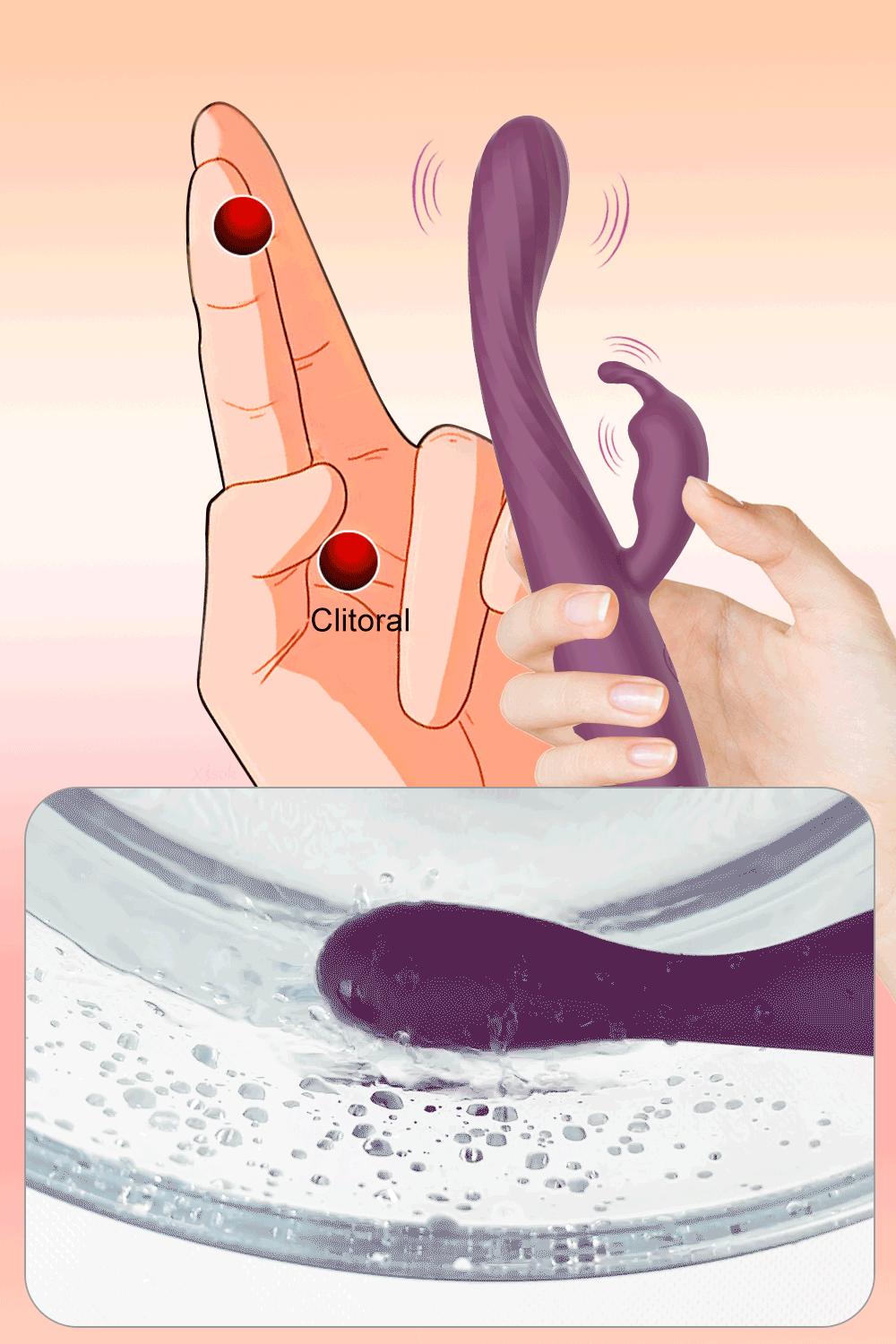 BlissBunny – Beginner G-Spot & Clitoral Rabbit Vibrator for Women