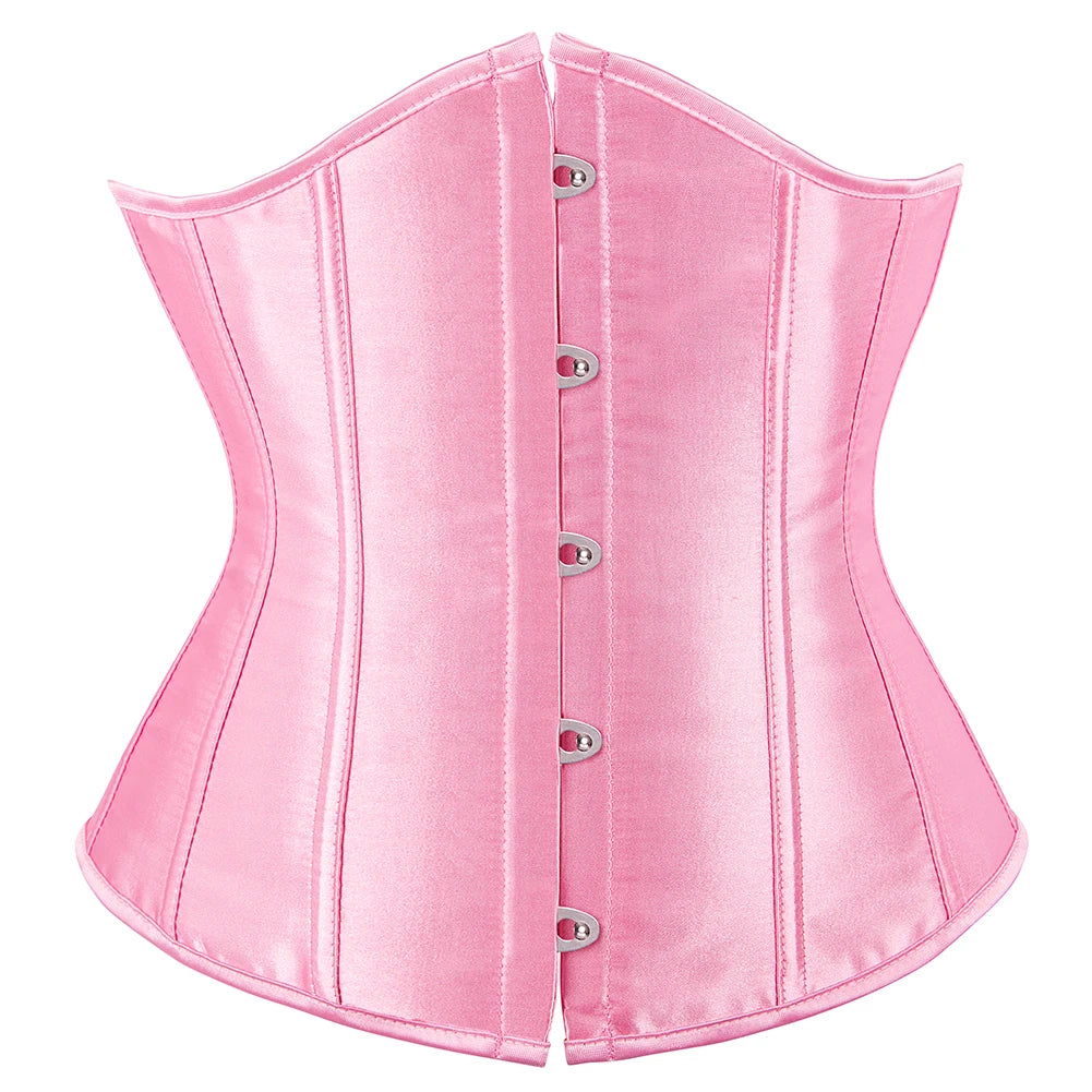Sultry Underbust Corset Waist Trainer – Cupless Body Shaper Cincher for a Seductively Slim Silhouette