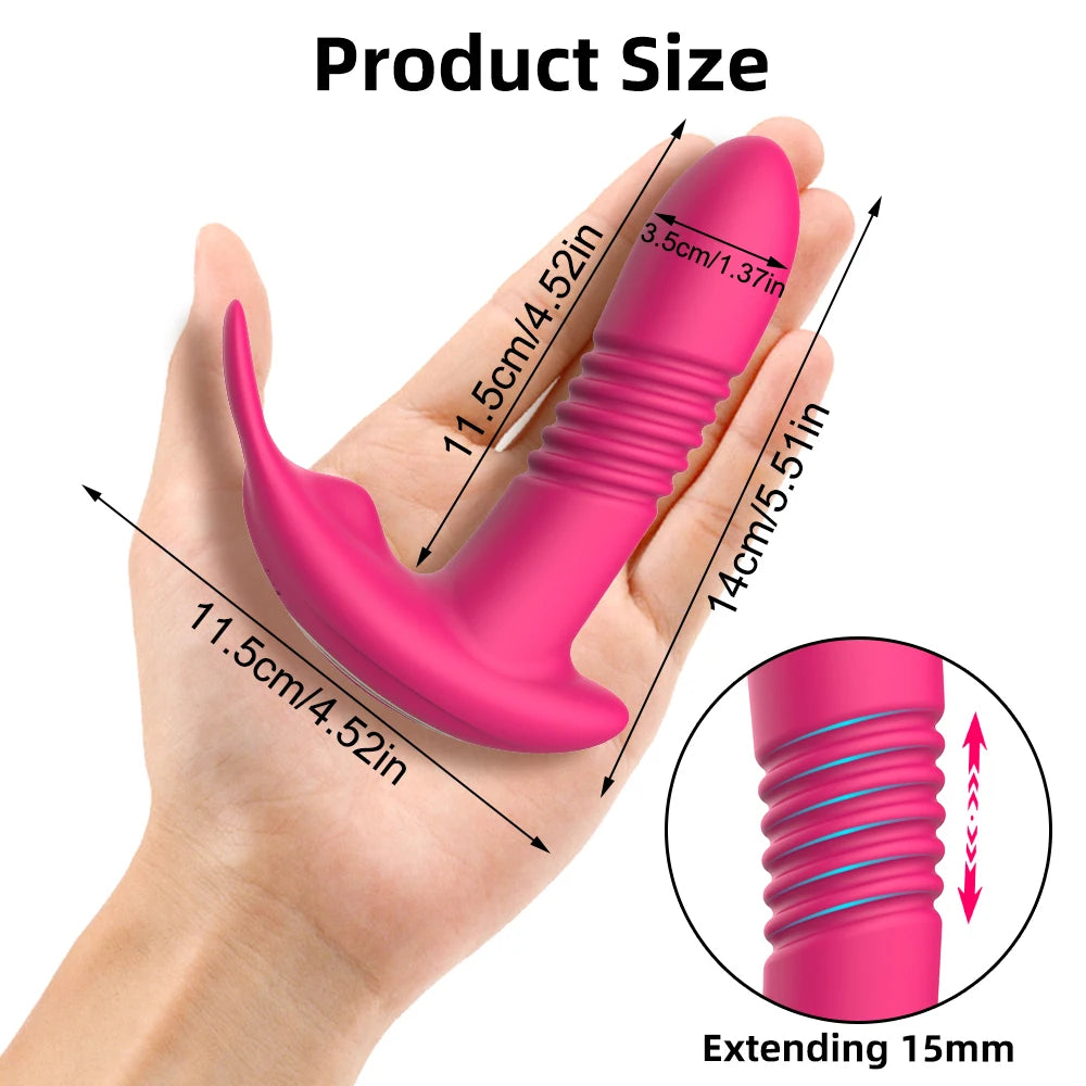 WhisperWear™ Outdoor Wearable Vibrator – Clitoral Stimulator & Vagina Dildo Massager