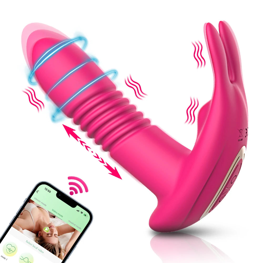 WhisperWear™ Outdoor Wearable Vibrator – Clitoral Stimulator & Vagina Dildo Massager